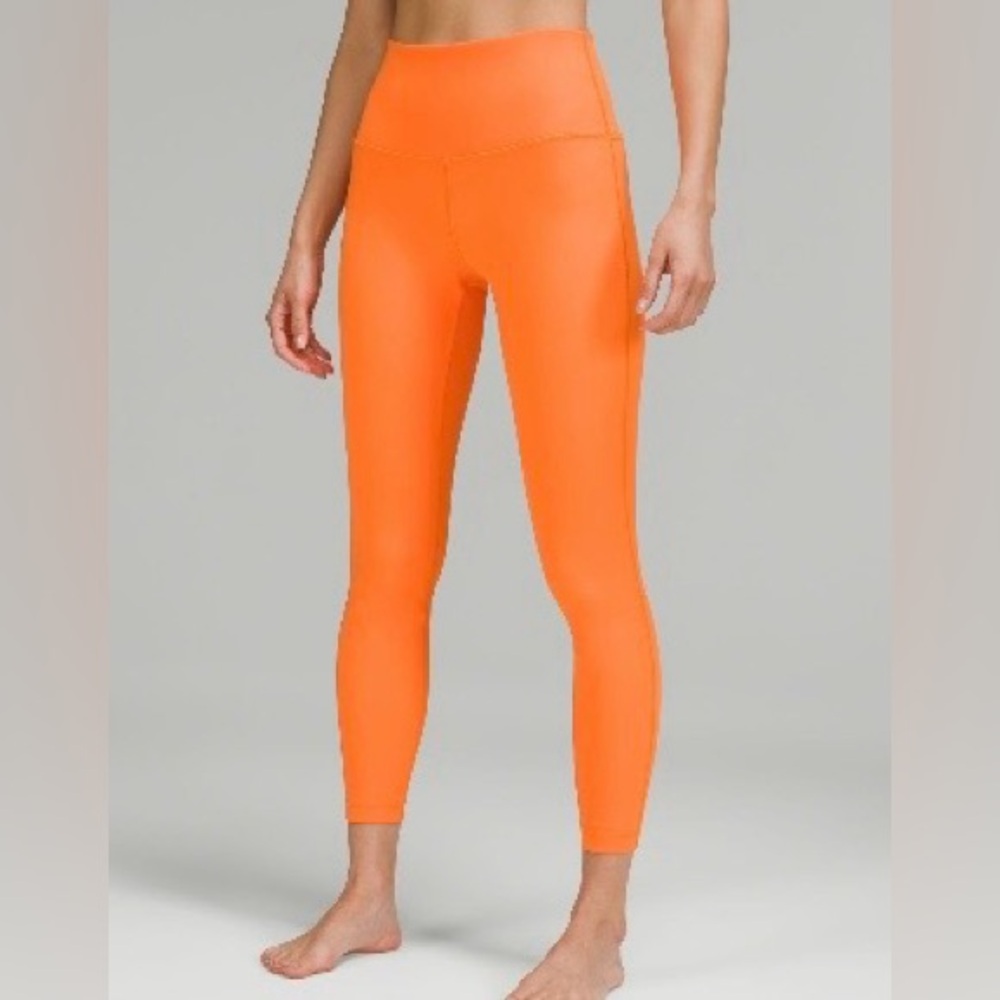 lululemon athletica Orange Leggings